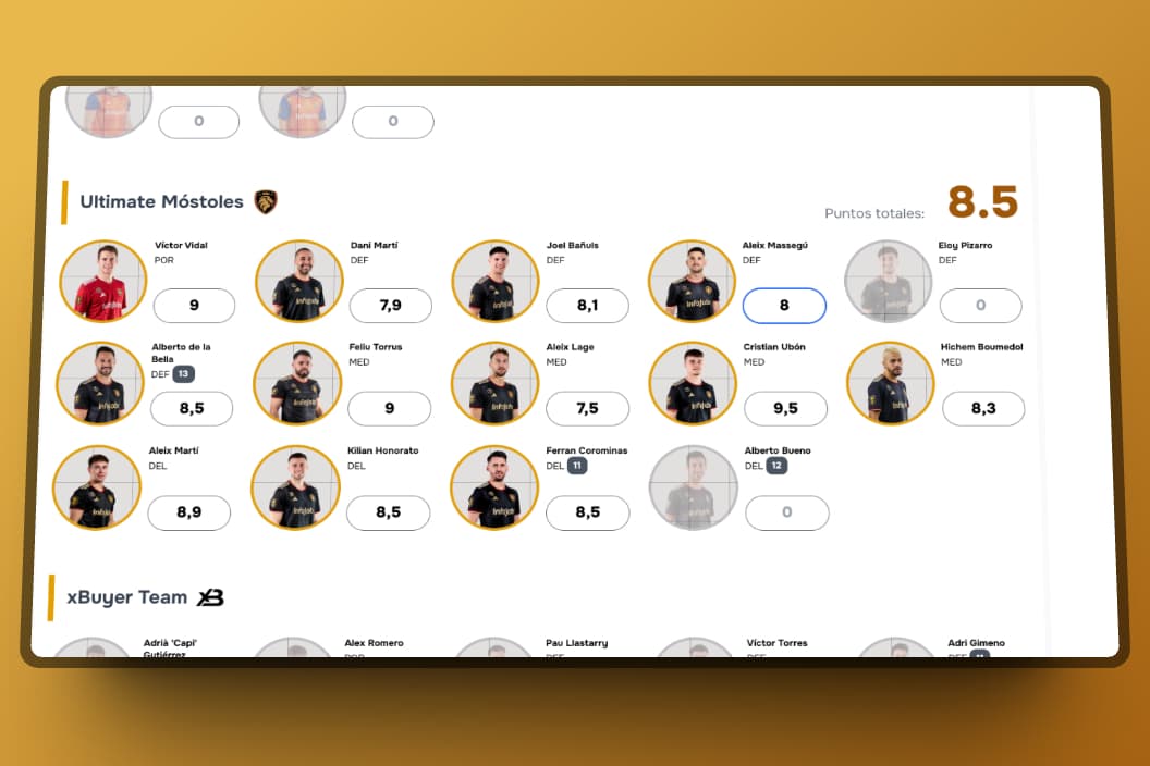 Banner de los power rankings de la kings league