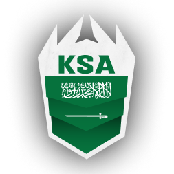 Escudo del equipo Saudi Arabia de la League en ${formato}