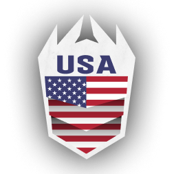 Escudo del equipo United States de la League en ${formato}