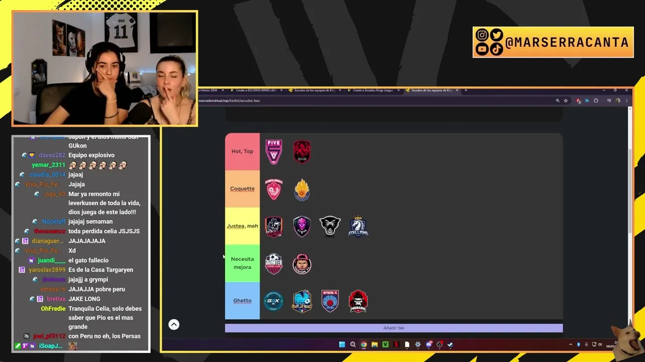 Imagen del vídeo Tier List escudos mundial Kings League con Celia 💅